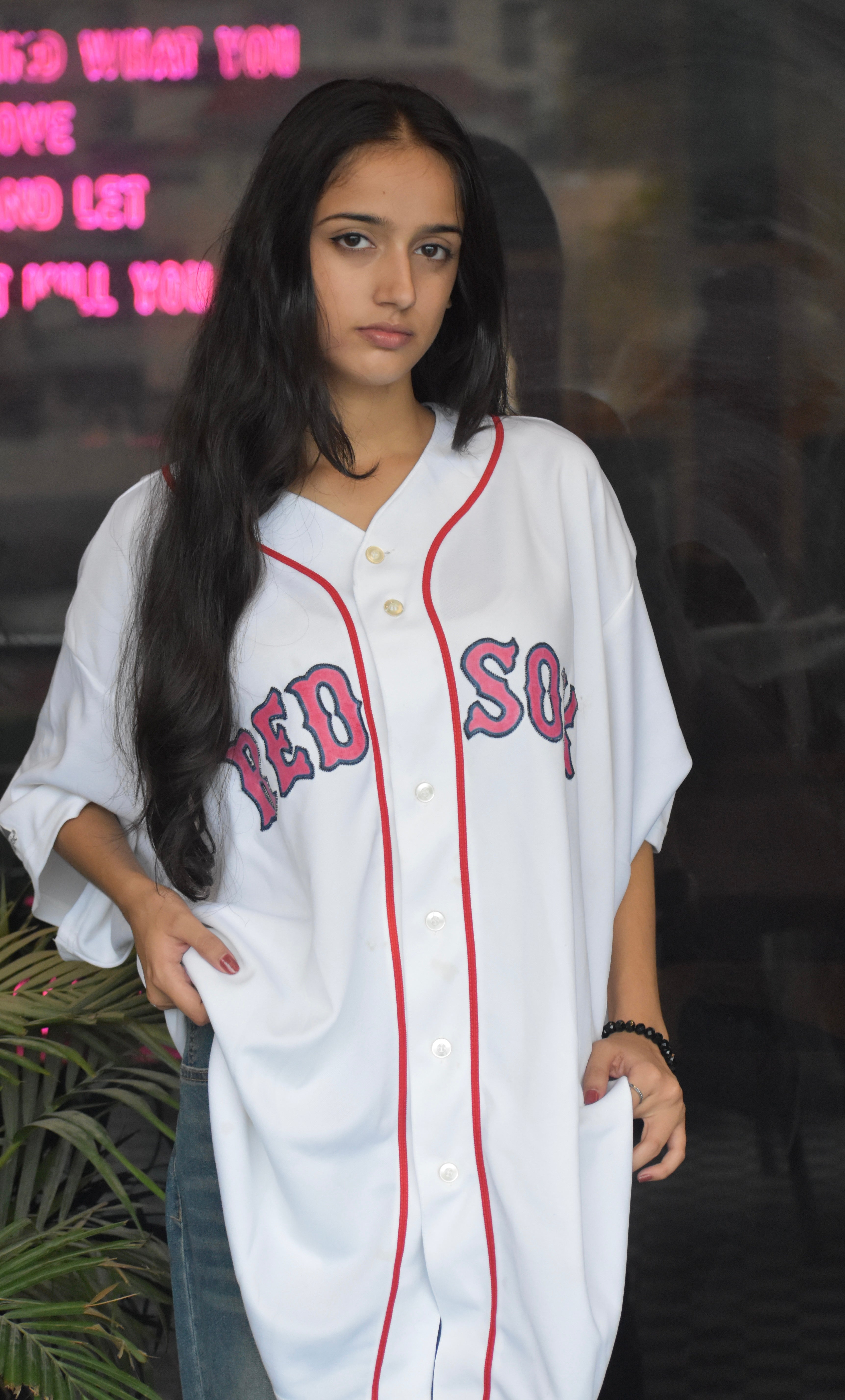 MLB majestic Redsox jersey